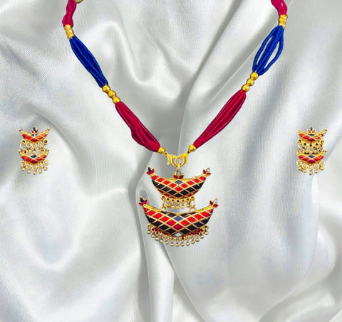 Assamese Minakari Junbiri Jewelry Set 6