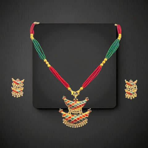 Assamese Minakari Junbiri Jewelry Set 15