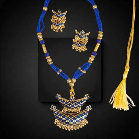 Assamese Minakari Junbiri Jewelry Set 3