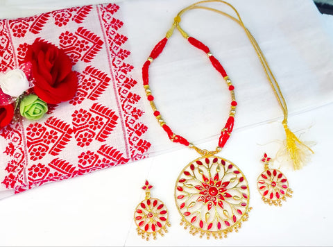 Assamese Jali Big Japi Jewelry Set 18